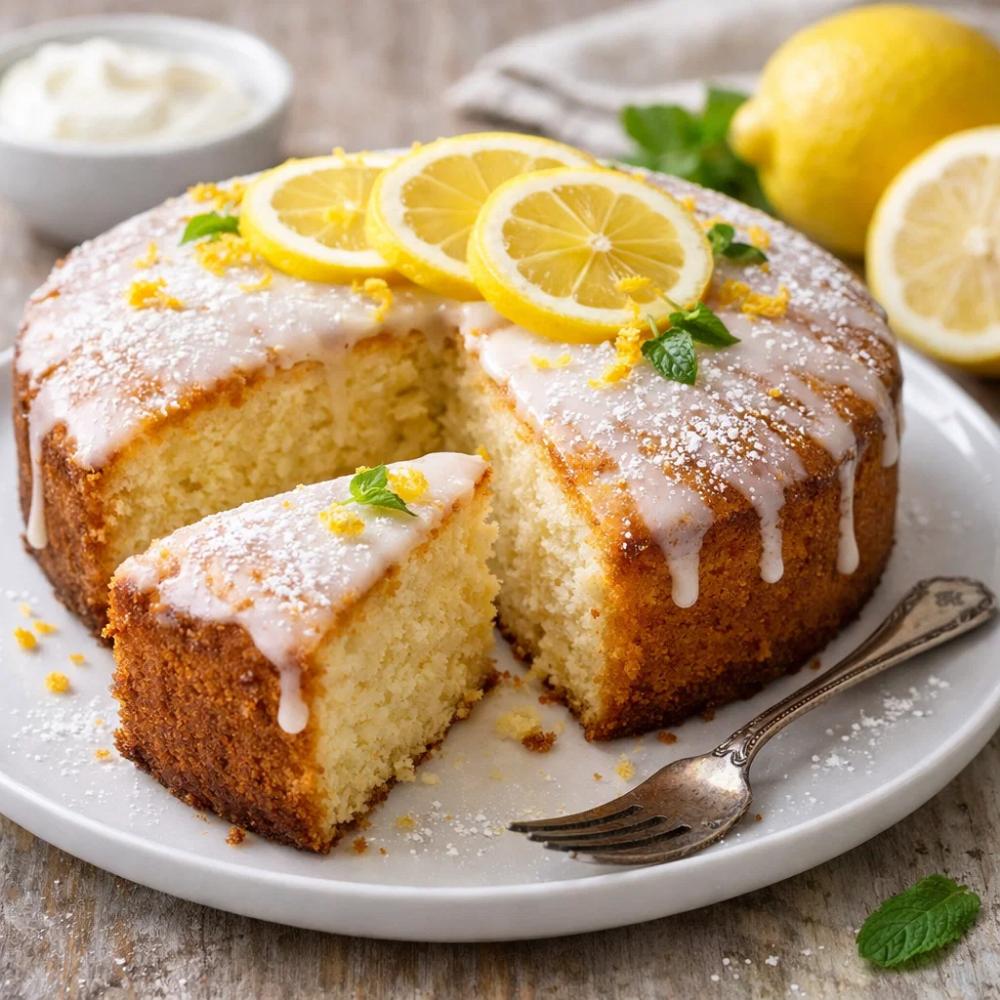 Lemon Yogurt Cake (Light and Moist Everyday Cake)