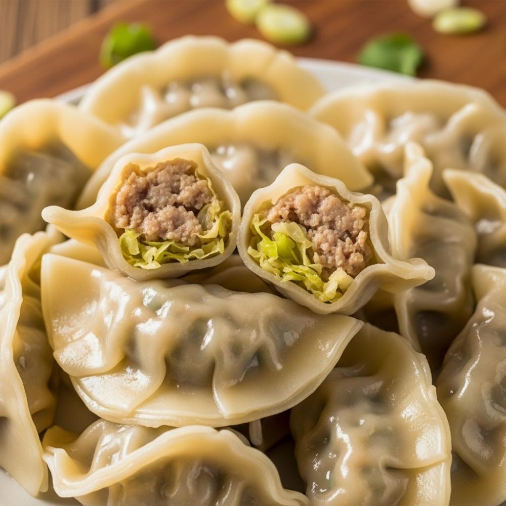 Classic Pork and Cabbage Dumplings (Jiaozi)