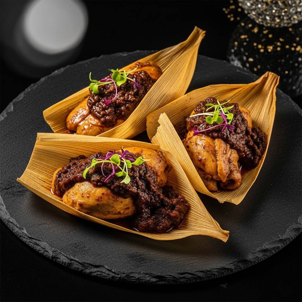 Molé Chicken Tamales